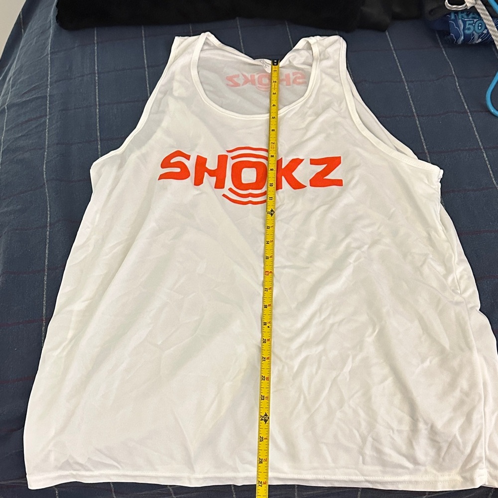 Shokz White Tank Top